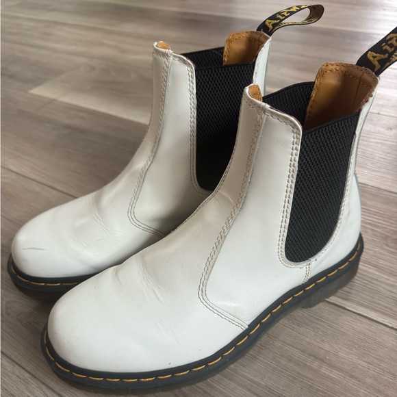 White Slip-on Doc Marten’s - Picture 1 of 4